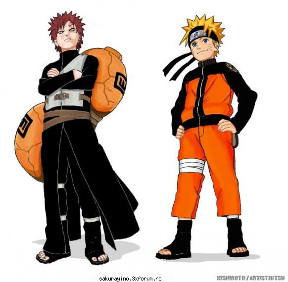 naruto y gaara